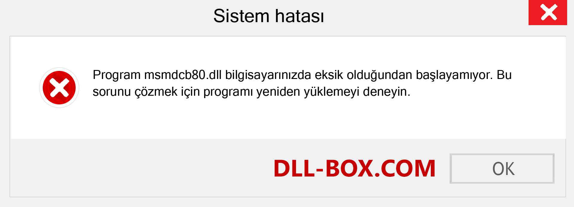 msmdcb80.dll dosyası eksik mi? Windows 7, 8, 10 için İndirin - Windows'ta msmdcb80 dll Eksik Hatasını Düzeltin, fotoğraflar, resimler